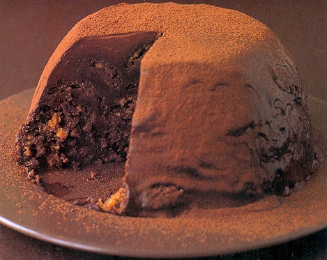 Real chocolate cake
