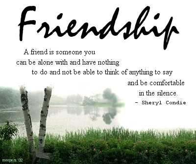 Friendship friendship poem